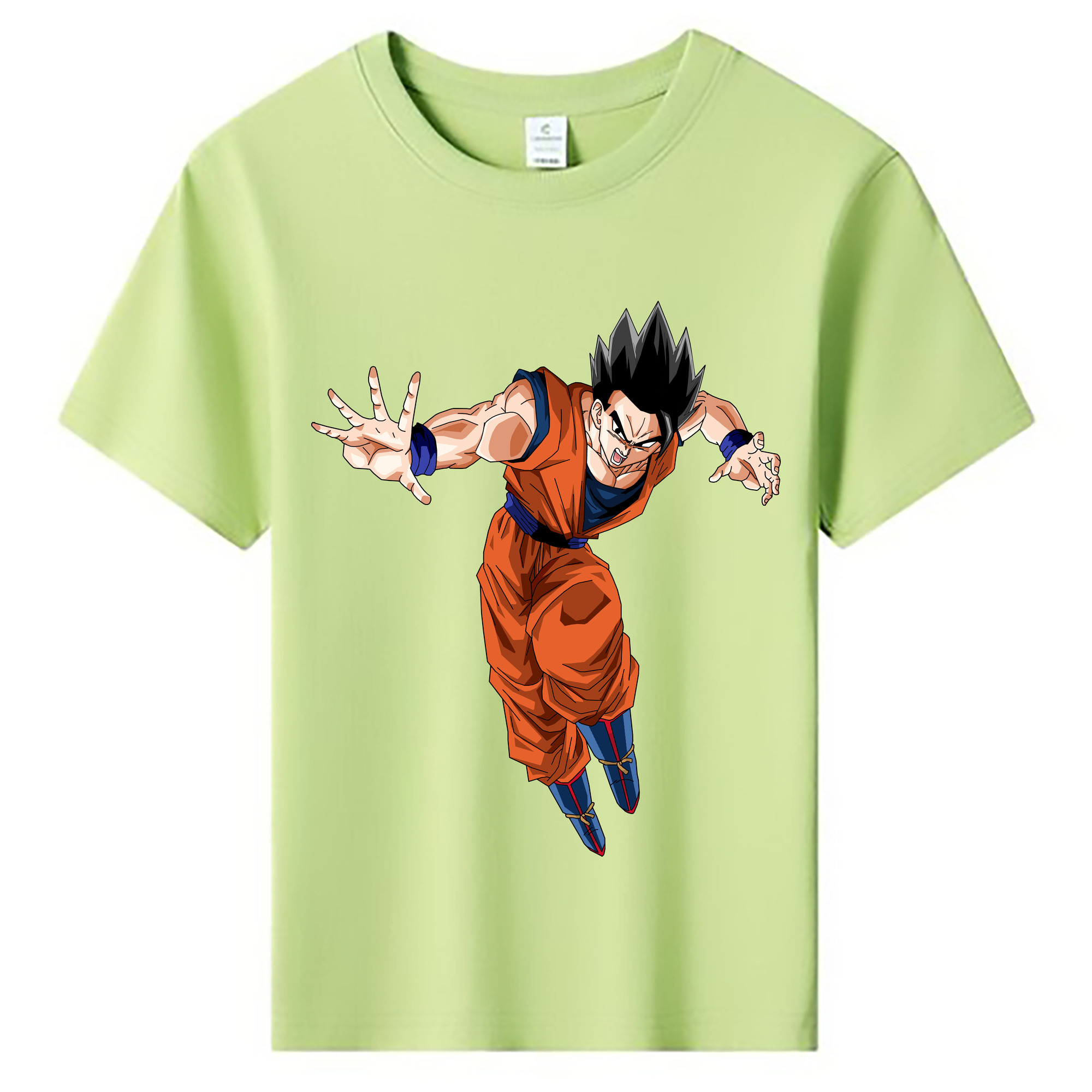 （画像用） ドラゴンボール 孫 悟飯（そんごはん）DRAGON BALL Son Gohan 綿100％キッズTシャツ（フロントプリント）